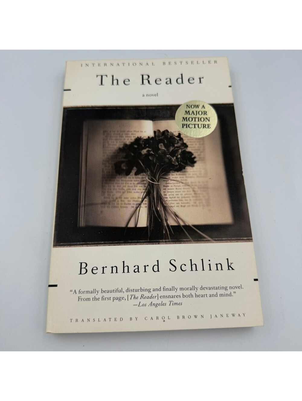 The Reader Bernhard Schlink 1998 First Vintage Edition Movie Tie-In Vintage